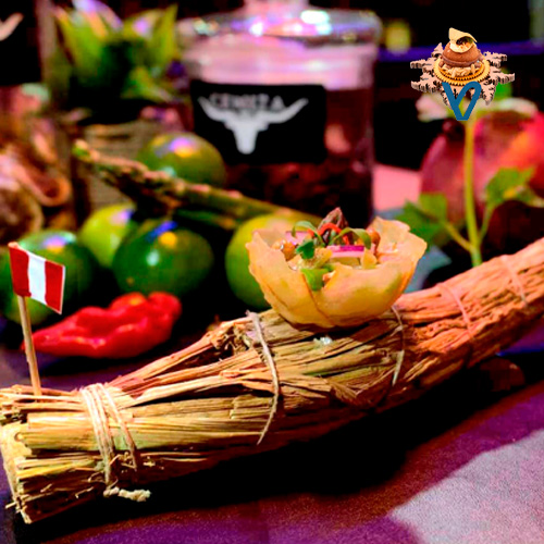 54.- ceniza.urban-ceviche Pincho ceviche de la huerta navarra del Ceniza Urban Grill